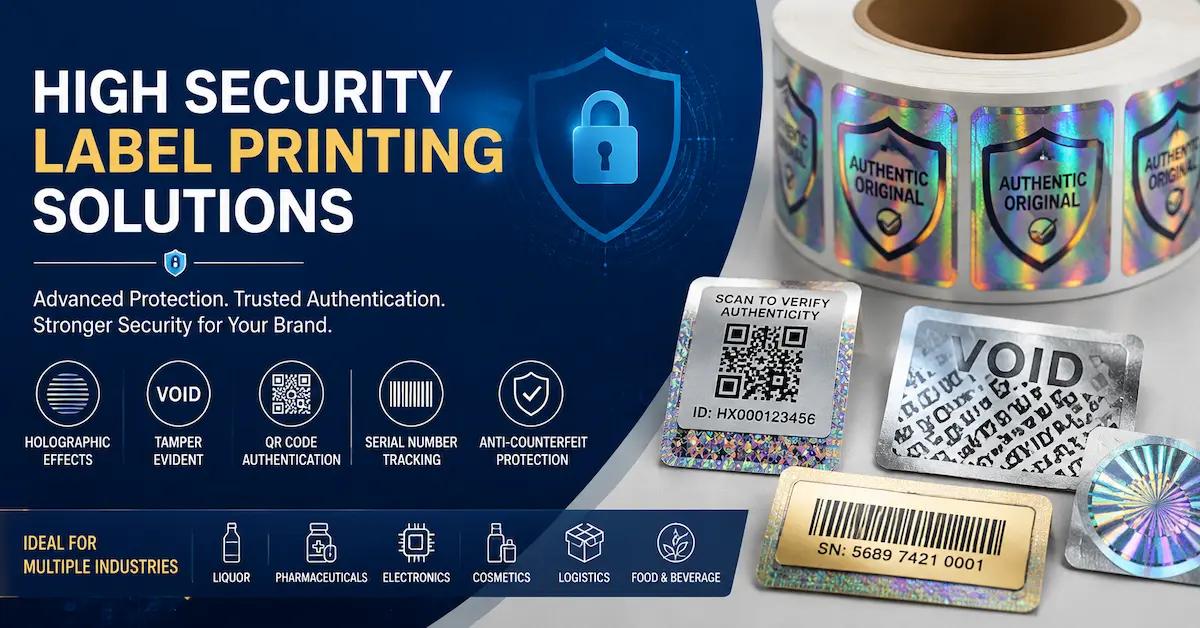 High Security Label Printing Solutions: Advanced Protection for Brand Authentication