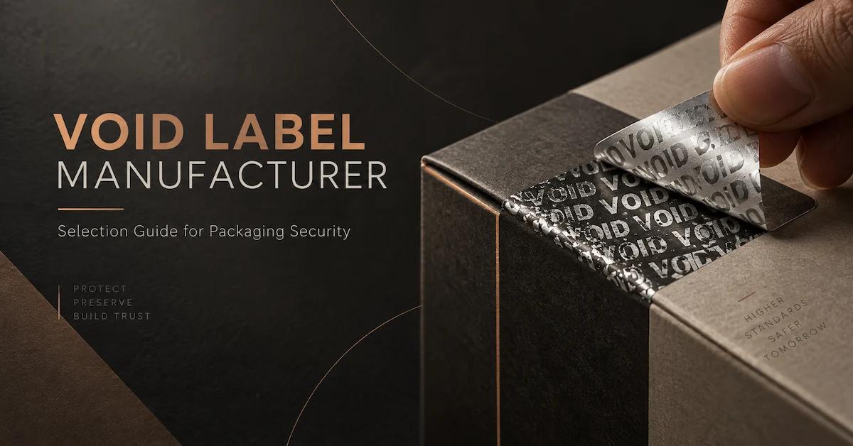 Void Label Manufacturer: How to Select Tamper Evidence Labels for Packaging Security