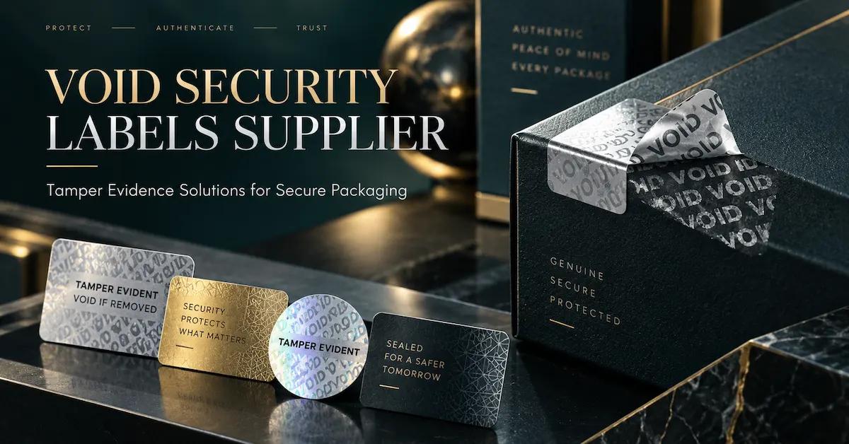 Void Security Labels Supplier: How to Compare Tamper Evidence, Packaging Fit, and Bulk Supply