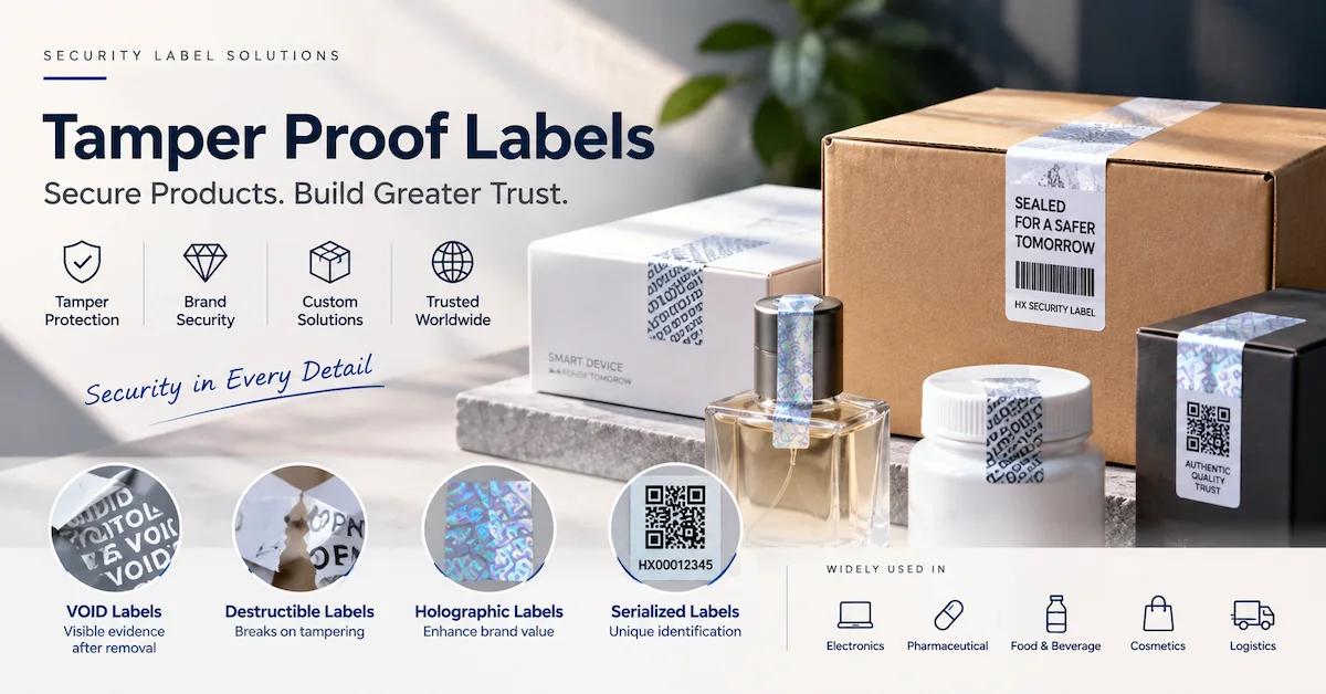 Tamper Proof Label Supplier: A Buyer’s Guide to Packaging Security That Can Be Tested