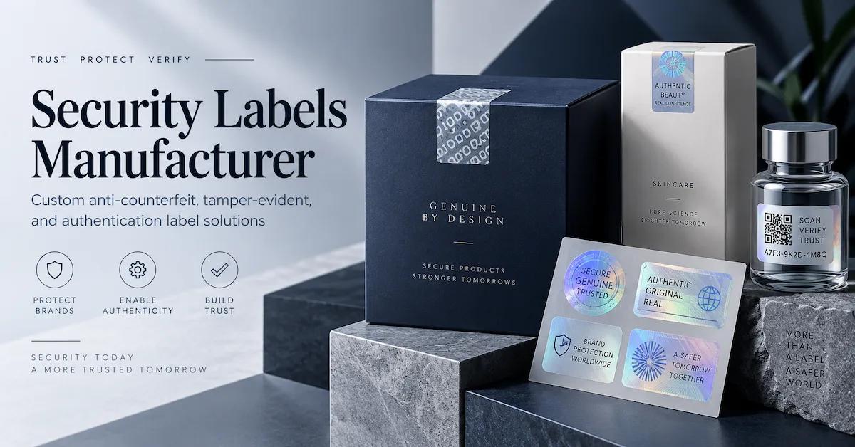 Security Labels Manufacturer: How Buyers Compare Authentication, Tamper Evidence, and Bulk-Order Control