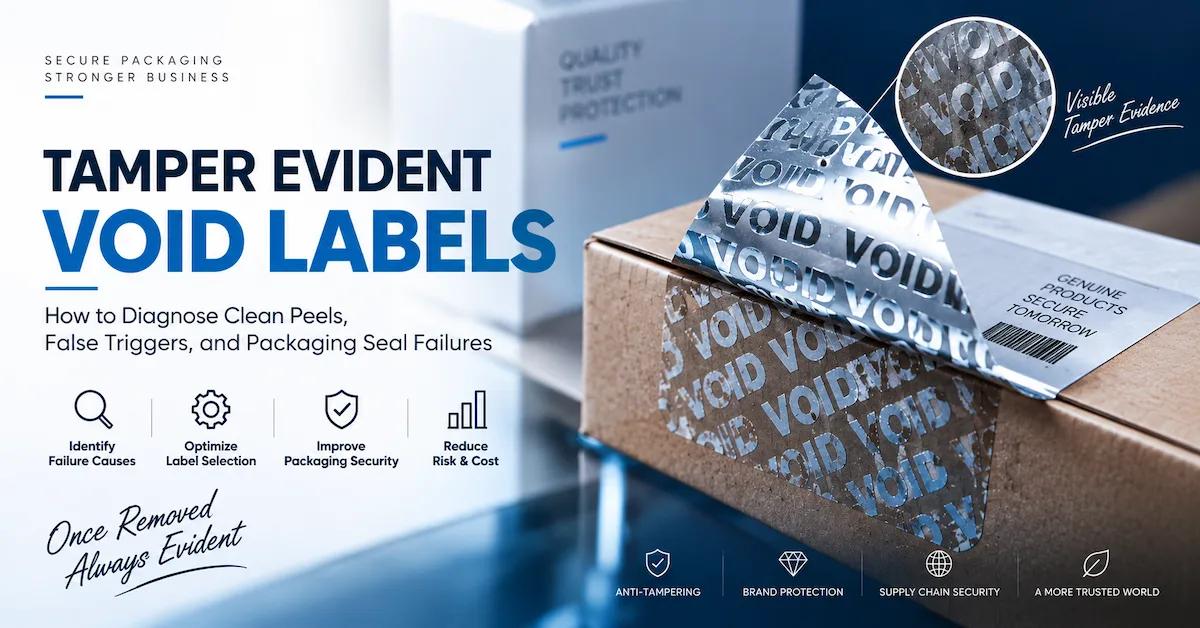 Tamper Evident VOID Labels: How to Diagnose Clean Peels, False Triggers, and Packaging Seal Failures